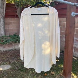 Daytrip Cream Lace Cardigan
